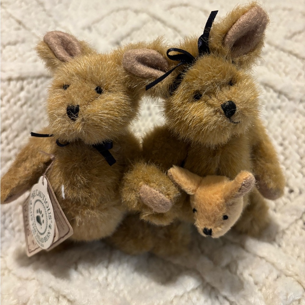 Boyd’s Bears Noah’s Ark Joey and Alice Outback / Set of Kangaroos